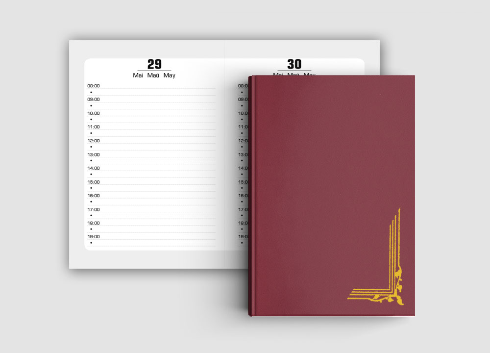 Agenda datată A6, 368 file