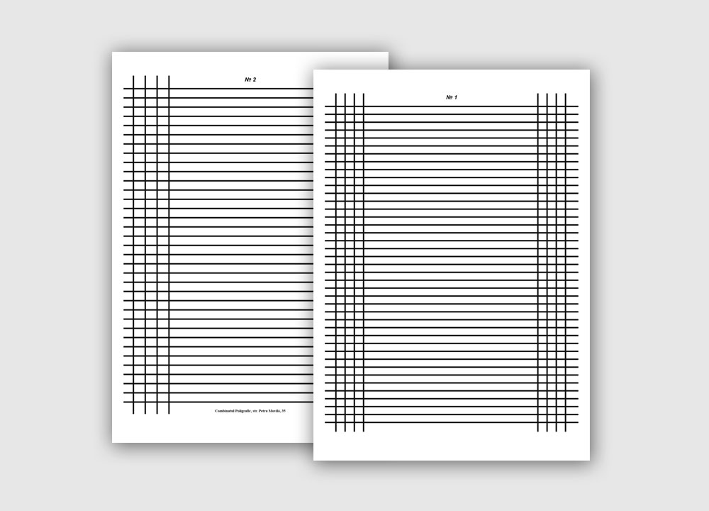 Foaie ajutătoare pentru scriere (zebra)