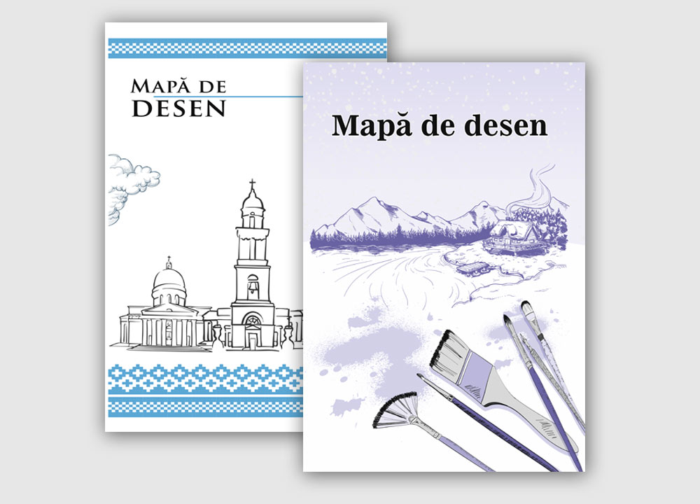 Mapă de desen A4, 20-24 file